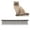Black, variant on Nieyigj Professional Pet Hair Removal Dematting Comb for Cats and Dogs, Stainless Steel Deshedding Tool with Anti-Slip Handle, 6.3 in / 16 cm, Red