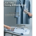 thumbnail image 5 of ELORTI Handheld Fabric Steamer for Clothes, Fast 10s Heat-Up, Powerful Steam for Wrinkles, Portable Travel Garment Steamer, 5 of 9