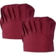 thumbnail image 1 of 2 Gorros De Chef Para Adultos, Gorro De Chef Rojo Para Hombres Y Mujeres, Gorro De Cocina Ajustable Con Elástico, Gorro De Chef Profesional Reutilizable, 1 of 5