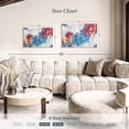 thumbnail image 4 of Elephant Stock What Dreams Look Like Wall Art - Horizontal Canvas Wall Art - Living Room Wall Decor - Abstract Canvas - Blue And Red Decor By Wild Apple Portfolio - 36" x 24", 4 of 8
