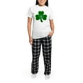 thumbnail image 5 of CafePress - Shamrock Ver5 Women's Light Pajamas - Women's Short Sleeve Print T-Shirt and Pants Light Cotton Pajama Set, 5 of 7