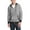Gray, variant on Hat and Beyond Men's Basic Solid Marled Zip Up Hoodie Brushed Fleece Soft Lightweight