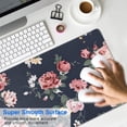 thumbnail image 4 of Long Mouse Pads for Desk,Pioneer Flower Floral Print Pattern Desk Mats on Top Of Desks, Desk Mouse Pad Extra Large with 3mm Non-Slip Base and Stitched Edge for Gaming,Office,Work,Home 31.5"x11.8", 4 of 6