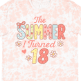 thumbnail image 4 of Inktastic The Summer I Turned 18 Pastel Birthday Design T-Shirt, 4 of 5