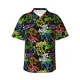 thumbnail image 6 of KLL Men's Hawaiian Shirt Short Sleeve Button Down Beach Shirts-Game Joysticks, 6 of 6