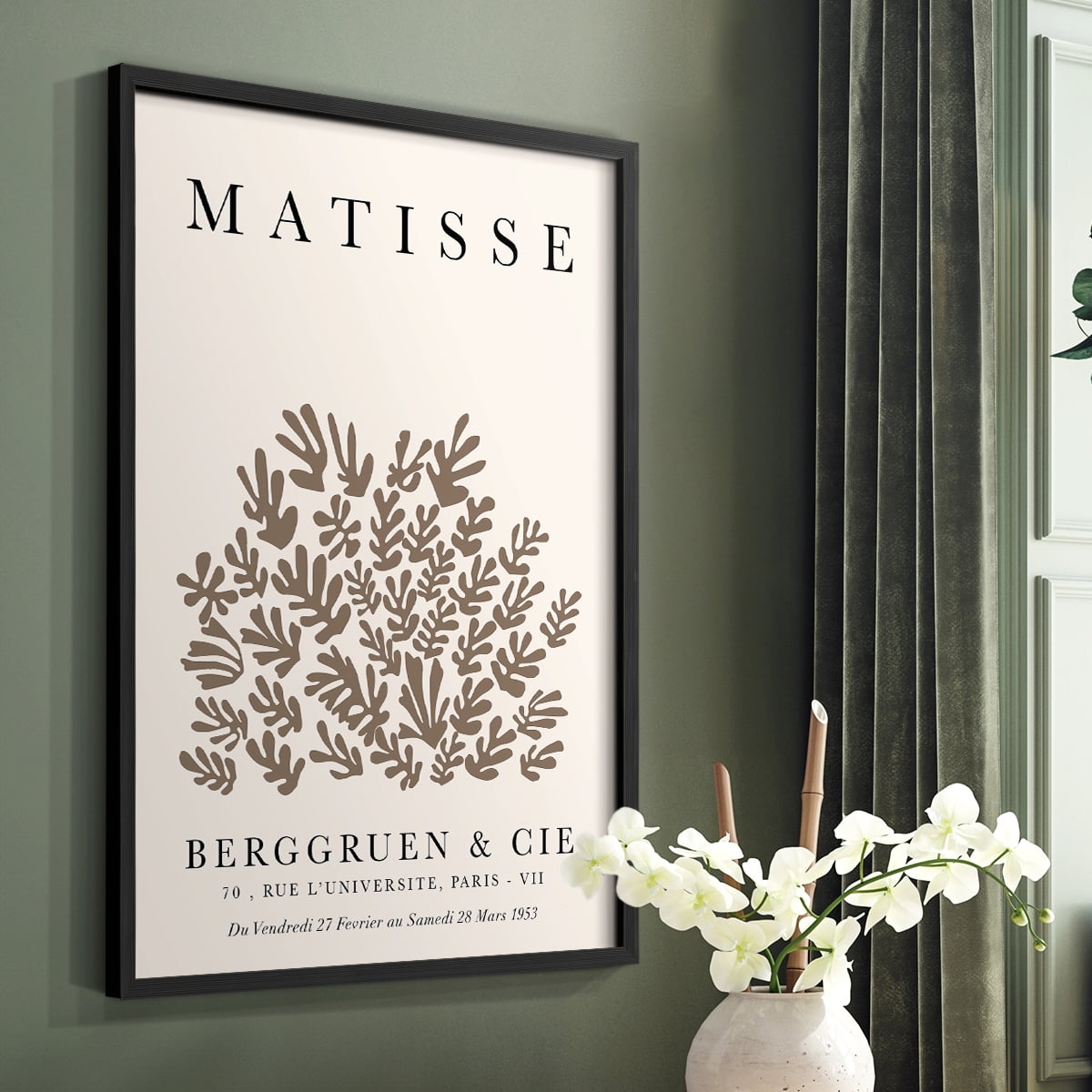 Matisse CCXXI in Solid Wood 11 x 14 Framed Print