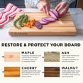 thumbnail image 6 of J.K. Adams Farmhouse Maple Carving Board, Wood Kitchen Cutting Board, 20" x 14" x 0.75", 6 of 11