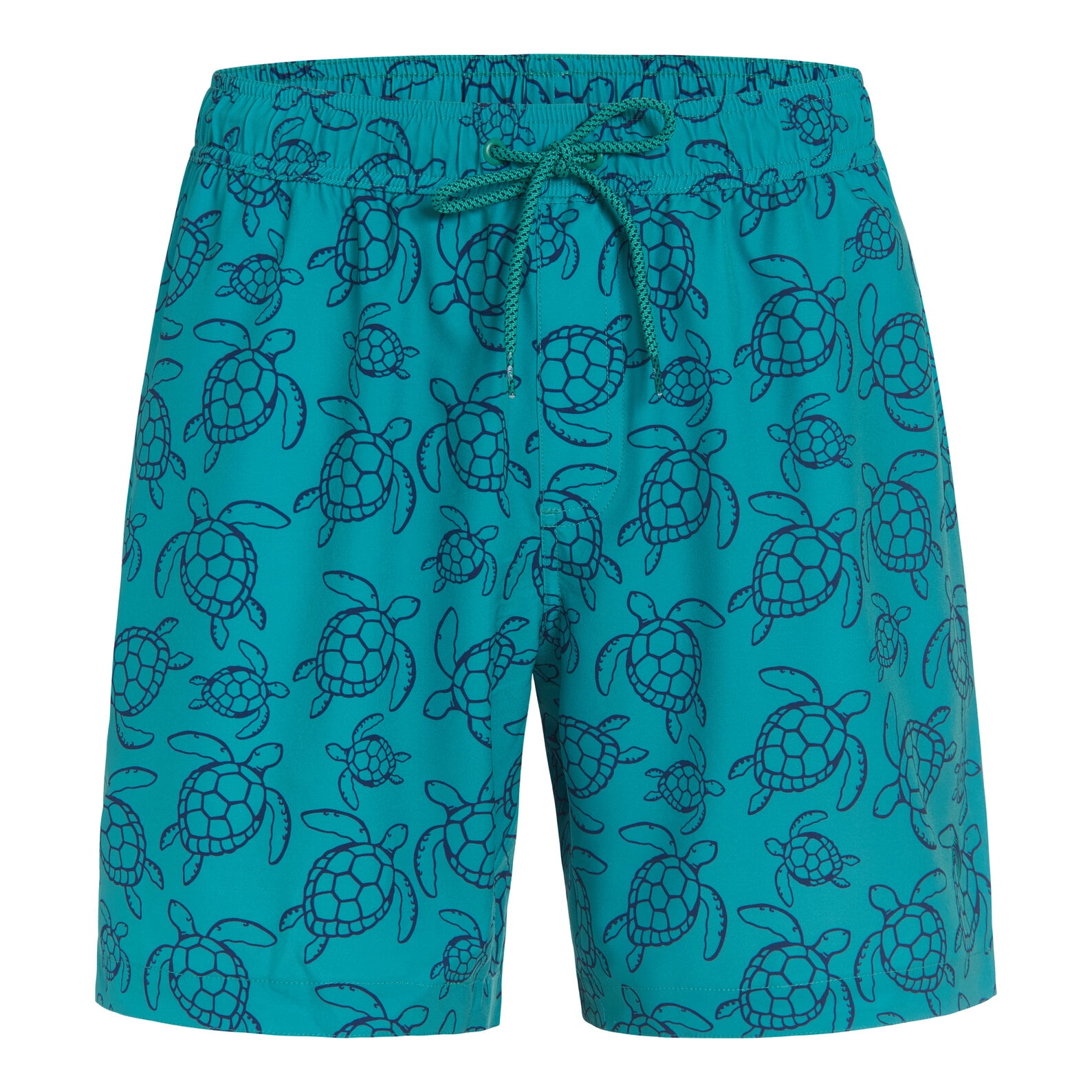Mens Swim Trunks with Compression Liner Anti Chafing 7 inch inseam Stretch Quick Dry Swim Shorts with Phone Pocket