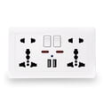 thumbnail image 1 of 146 Model Wall Power Socket  5 Hole Dual USB Charger Port LED Indicator UK Standard USB Switched Outlet, 1 of 4