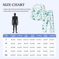 thumbnail image 4 of Fotbe Utensiles Pattern Long Sleeve Pajama Set for Men,Sleepwear Set,2-piece Loungewear Set,Soft PJs Comfy Nightwear with Pockets-Small, 4 of 7