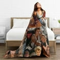 thumbnail image 6 of JJ Maybank Blanket Warm Flannel Throw Air Conditioning Blanket Micro Fleece Blanket Suitable for Living Room Bedroom Sofa Home Decor Gift 60"x50", 6 of 6