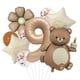 thumbnail image 1 of Set de globos con forma de oso de peluche y margaritas, 10 unidades, con globo con 9 números, 1 of 1