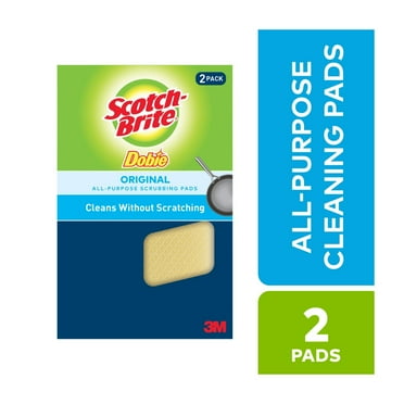 Scotch-Brite Non-Scratch Dobie All Purpose Cleaning Pad, 2 Pads Total
