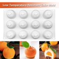 thumbnail image 3 of Orange Delight Silicone Dessert Mold Create Multi-compartment Pastry Chocolate Treats with Non-stick Diy Kitchen Mold, 3 of 5