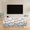 thumbnail image 2 of XYZCANDO Christmas Lights Stretch Chair Slipcovers 4 Seater Couch Cover, Printed Sofa Cover, Universal Couch Cover Sofa Slipcovers for Living Room Bedroom, 2 of 6