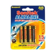 TRISONIC 1.5V Sonitek Alkaline Super High Capacity AAA Batteries x 4 Pack