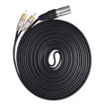 thumbnail image 4 of XLR Male a RCA Adaptador Y Cable Divisor para La Tarjeta de Sonido Del Amplificador de Micrófono, 4 of 9