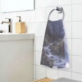 thumbnail image 3 of Yayeee 100% Cotton Hand Towels for Bathroom 16" x 28" Soft Absorbent Kitchen Towel, Moonlight Mountain, 3 of 7