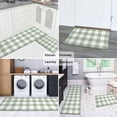 thumbnail image 6 of Red Pattern Kitchen Mat Sets 2 Piece Farmhouse Non Slip Rug  Woman Kitchen Laundry Room Rug - 17x30+17x47 Inch, 6 of 16