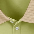 thumbnail image 5 of Mens Big & Tall Polo Shirts Short Sleeve Moisture Wicking Casual Athletic Golf Tennis Collared Shirts Size M-4XL Green, 5 of 7
