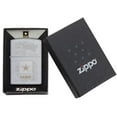 thumbnail image 6 of Zippo Army Logo Satin Chrome Pocket Lighter, 6 of 6