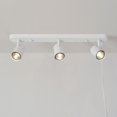 thumbnail image 2 of Dale 3-Light Matte White Plug-in Track Lighting, 2 of 6
