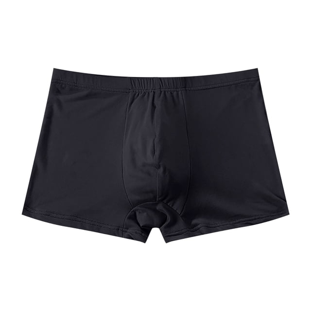 B91xZ Underwear Man Breathable Comfortable Trunks,Black L