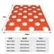 thumbnail image 3 of Balery Orange And White Polka Dot1 Manta de Felpa Suave y Acogedora – Cobija de Franela Aterciopelada para Cama, Lavable y Cálida para Sofá, Mascotas, Transpirable-80"x60", 3 of 7
