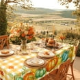 thumbnail image 4 of Advgears Fall Tablecloth, Pumpkin Party Tablecloth for Home Kitchen Dining, Fall Decor Thanksgiving Decorations, 60 x 83 inch, 4 of 6