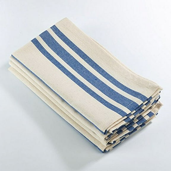Dauphine Collection Striped Design Dinner Napkin - 20-inch Square - Set of 4