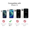 thumbnail image 2 of JETech 3 in 1 Case for iPhone 12 6.1-Inch, with 2-Pack Screen Protector and 2-Pack Camera Lens Protector, Full Coverage Tempered Glass Film, Shockproof Bumper Phone Cover (Navy), 2 of 7