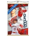 thumbnail image 3 of MLB Los Angeles Angels - Shohei Ohtani 18 Wall Poster with Wooden Magnetic Frame, 22.375" x 34", 3 of 3