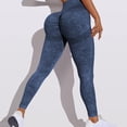 thumbnail image 4 of Karoyedx Yoga Pants Women Leggings for Women High Waisted Tummy Control Legging Butt Lifting Workout Lightweight Slim Fit Pants Blue Size,L, 4 of 4