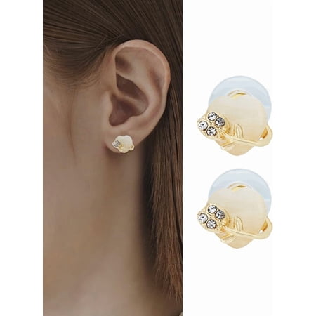 Alloy Stud Earrings for Women Flatback Stud Cartilage Earring for Birthday Festival Elegant Gifts Personalized Jewelry diy