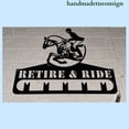 thumbnail image 5 of Handmadetneonsign Equestrian Medal Hanger, Riding Horse Metal Holder, Rodeo House Metal Wall Decor 038086, 5 of 5