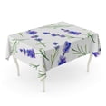 thumbnail image 1 of JSDART Colorful Watercolor Lavender Flowers Hand Provence Herbs Perfect Tablecloth Table Desk Cover Home Party Decor 52x70 inch, 1 of 1
