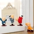 thumbnail image 5 of Buddha Monk Statue Miniature Figurines Sculpture Art Craft Collectible Shelf Desktop Home Garden Car Ornament 4PCS, 5 of 5