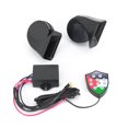 thumbnail image 4 of Car horn controller,Monitor Siren 12v Alarm 10 Sound Air 12v Car Siren Alarm Air Sound 12v Air Kit Alarm Waterproof 12v Kit Car 12v Kit Monitor Waterproof Musical Air Nebublu Alarm Siren Kit, 4 of 6