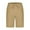 Khaki#mens shorts, variant on aohooy Men's Beach Shorts Casual Elastic Waist Drawstring Summer Vacation Yoga Golf Shorts with Pockets Big and Tall Watermelon Red,L