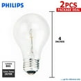thumbnail image 3 of Philips 167940 - 60A/CL/LL A19 Light Bulb, 3 of 3