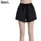 thumbnail image 2 of Pantalones cortos para correr para mujer, cintura elástica, cintura alta, bolsillos, deportivos, para gimnasio, 2 of 6