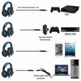 thumbnail image 2 of GM-1 Stereo Bass Gaming Wired Headphone with Microphone & LED Light, For PS4, 2 of 3
