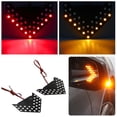 thumbnail image 2 of 33-SMD LED Arrow Panel Lights, Arrow Shape Turn Signal Lights for Car Rearview Mirror, Universal Car Rear View Mirror Parking Indicator, 2 of 8