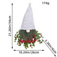 thumbnail image 4 of Gnome Christmas Wreaths for Front Door Pine Needle Wreath with Red Berries Santa Christmas Swag Wreath for Window Wall Indoor Outdoor Home Xmas Decor, 4 of 9