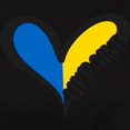 thumbnail image 3 of CafePress - Love Ukraine Heart T Shirt - Women's Traditional Fit Dark T-Shirt, 3 of 4