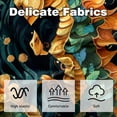 thumbnail image 3 of Hippocampus Elegant Velvet Bed Pillow Covers Set - Decorative Pillows with Unique Patterns, Chair Pillow Covers - 16x16, 18x18, 20x20 inches for Any Occasion - Set of 2 Items, 3 of 6