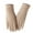 Khaki, variant on 1 Pair Letter Logo Thickened Windproof Korean Style Women Gloves Autumn Winter Fleece Lining Full Finger Driving Gloves Gray One Size