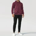 thumbnail image 3 of Fmbrln Sweatsuits for Men 2 Piece Sets Full Zip Up Long Sleeve Hoodies with Pockets and Sweatpants Sets Fall Winter Fashion Outfits Sets, 3 of 4