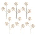 thumbnail image 3 of Melrose International Wood Snowflake Spray (Set of 6), 3 of 3