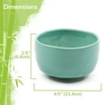 thumbnail image 3 of BambooMN Matcha Traditional Tea Bowl - Green - 1 Piece, 3 of 6